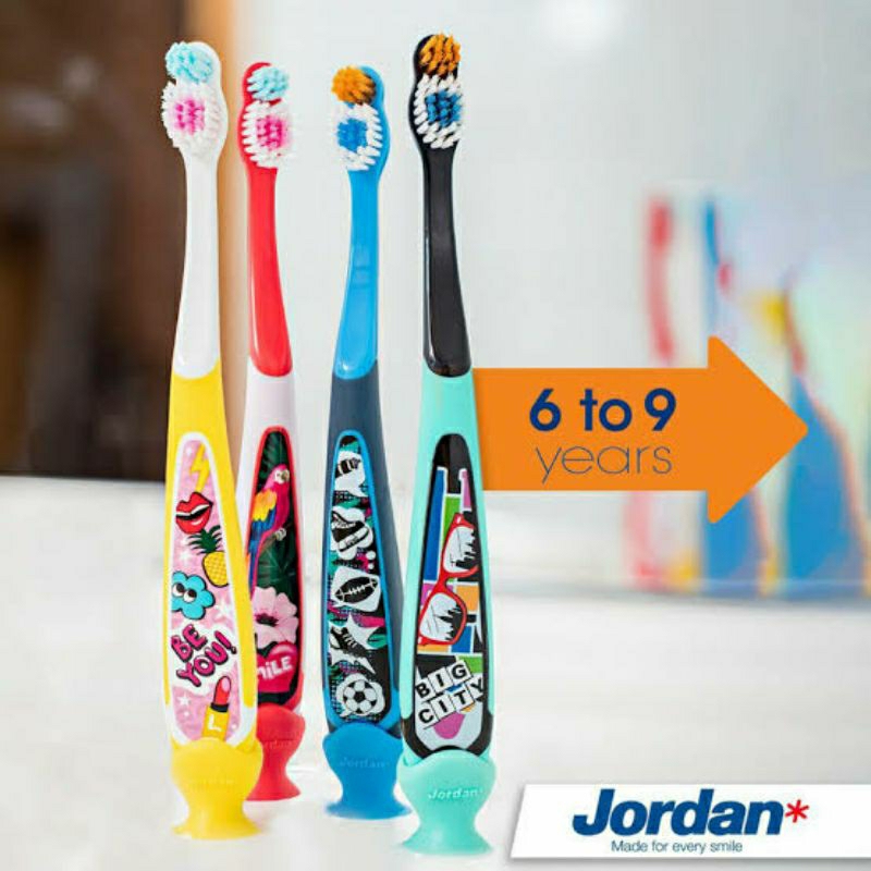Jual Jordan Brush Kids Step 3 Soft (6-9 Tahun) | Shopee Indonesia