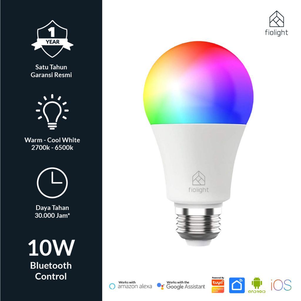 Jual Fiolight - Smart Light Lampu RGB Bluetooth LED | Shopee Indonesia