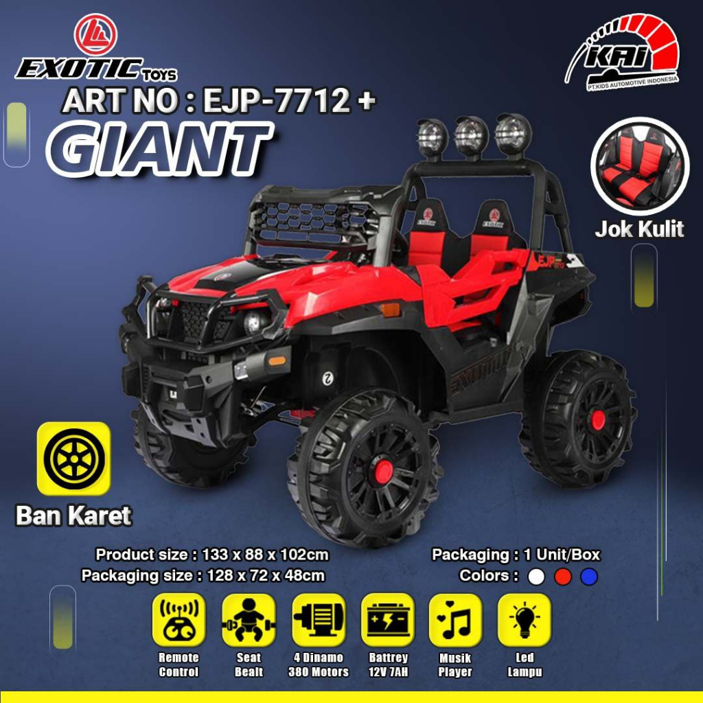 Jual MOBIL AKI JEEP MONSTER BAN KARET DINAMO 4X4||MOBIL AKI JEEP JOK