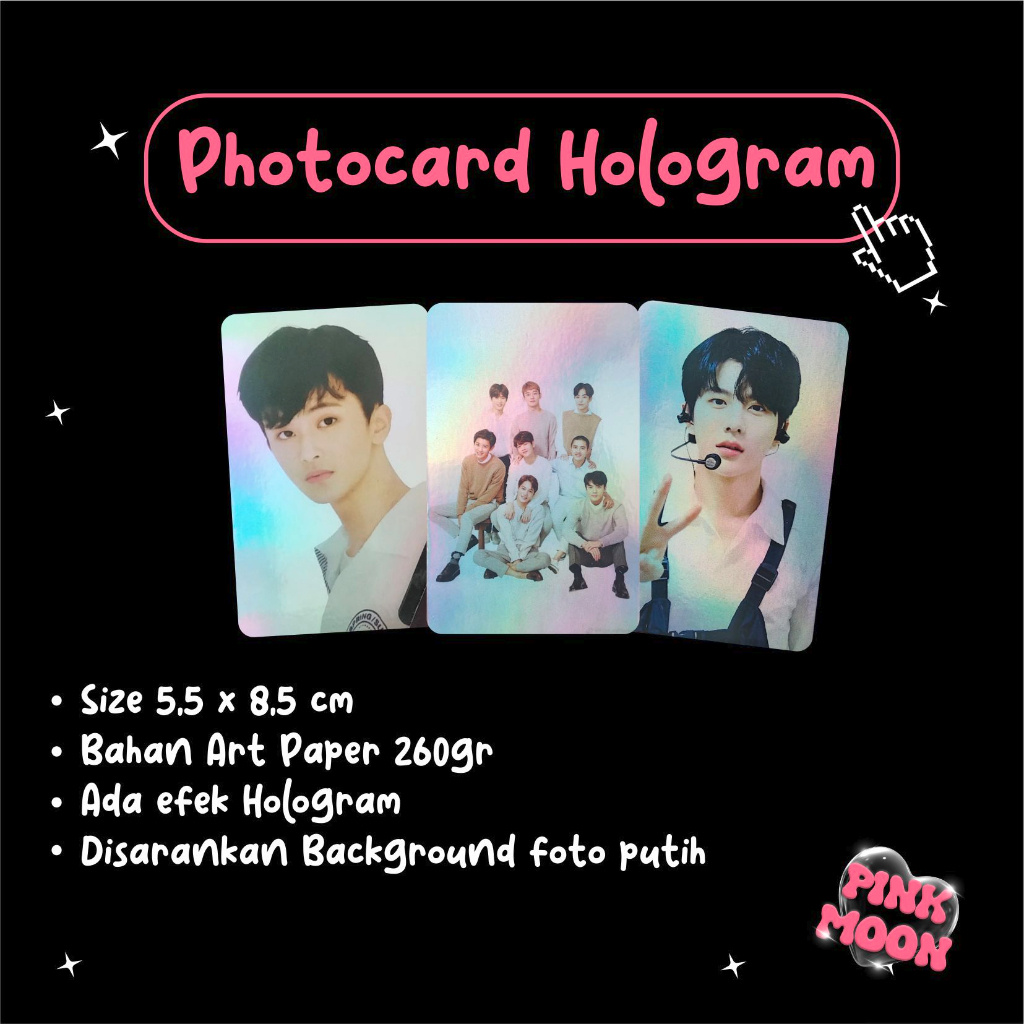 Jual Cetak Photocard Metalic Hologram Custom Murah Cetak Foto Freebies Shopee Indonesia 2779