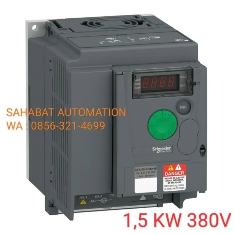 Jual Inverter Schneider 1,5 KW 380V 3Phase Inverter 1,5KW 2 HP 2HP ...