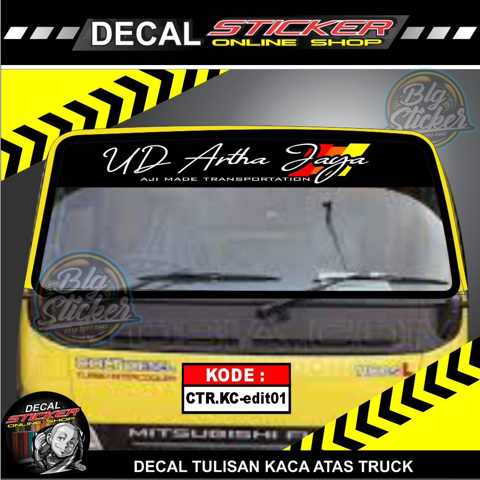 Jual STIKER KACA ATAS CANTER ALL TRUCK DECAL CUSTOM | Shopee Indonesia