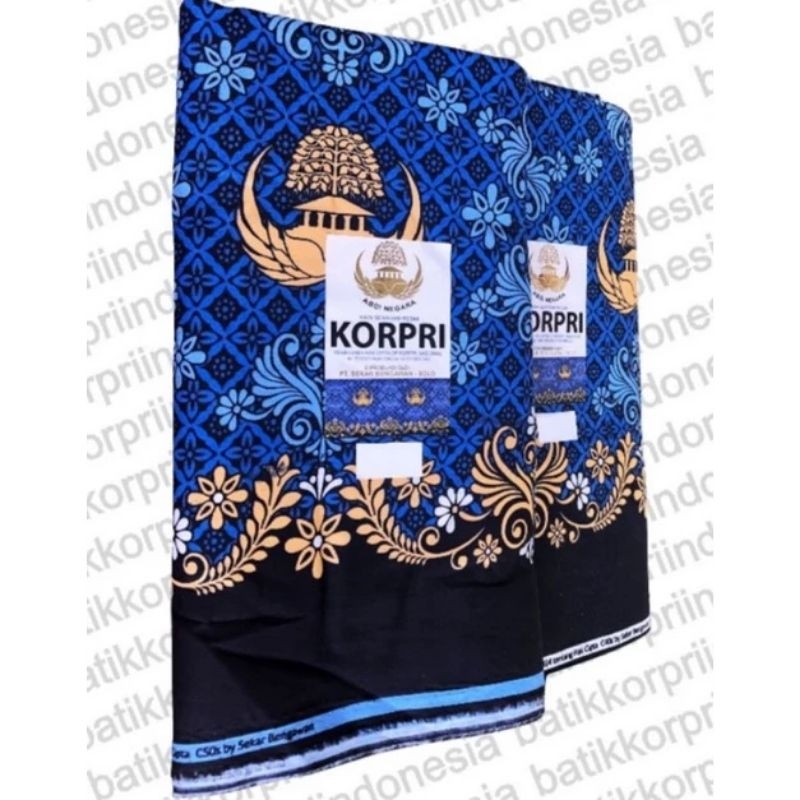 Jual Kain Batik Korpri Terbaru/Kain Bahan/Kain Seragam Batik Korpri