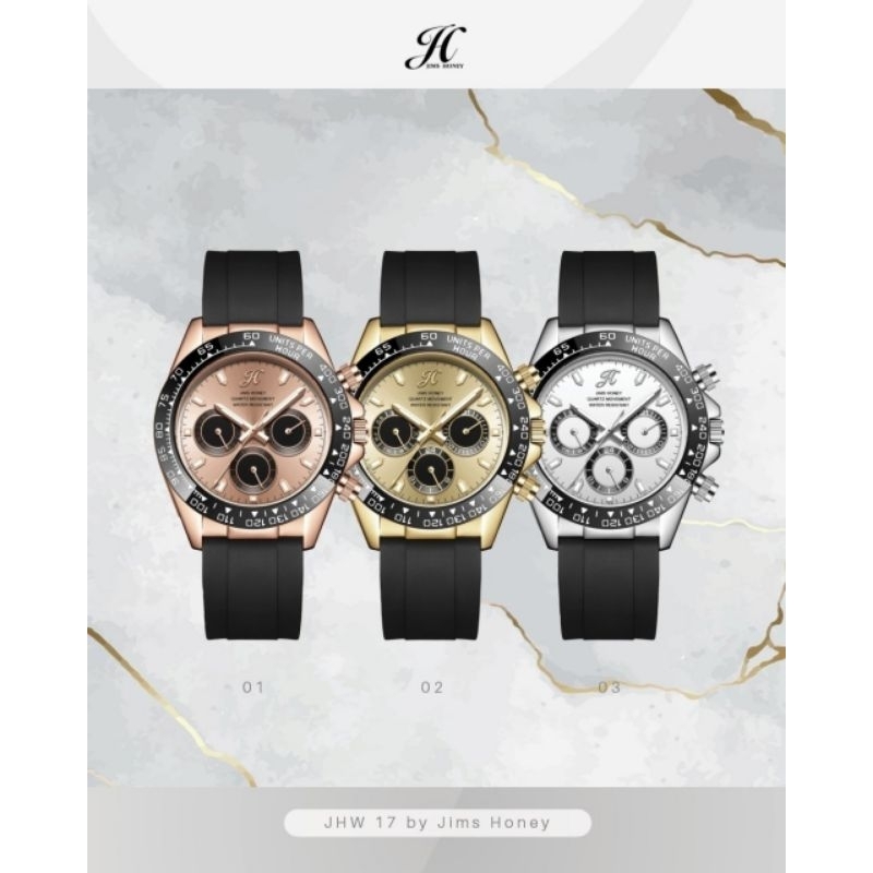 Jual JHW 17 JAM TANGAN PRIA JIMS HONEY (FREE BOX) Shopee Indonesia