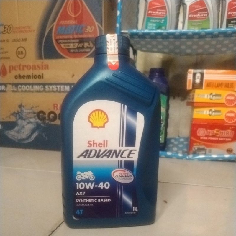 Jual OLI SHELL AX7 1L | Shopee Indonesia