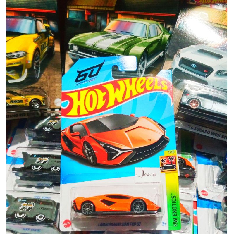 Jual Hot Wheels Lamborghini Sian Fkp 37 Orange 60 Anniv Exotics Shopee Indonesia 2554