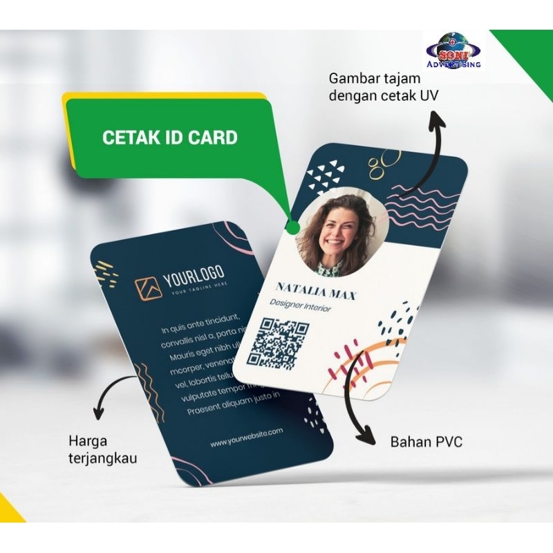 Jual Cetak Dan Custom Kartu Id Card Kartu Panitia Karyawan Anggota