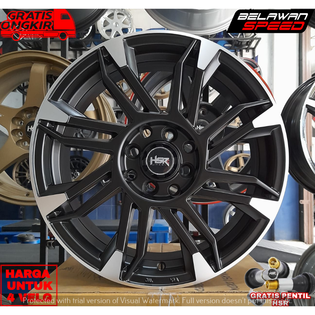 Jual PELEK MOBIL RACING VELG MODIFIKASI RING 16 HSR SIRIUS PCD 4X100 ...