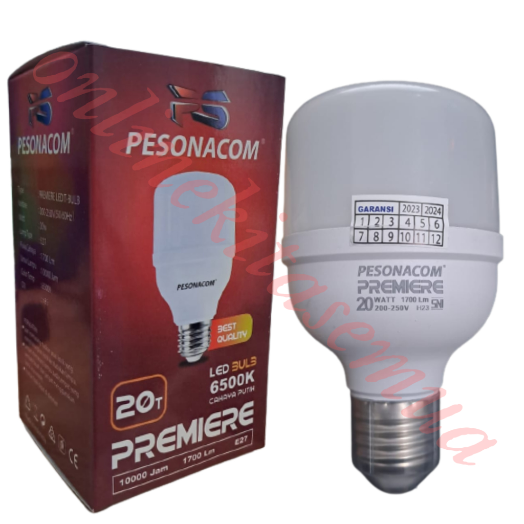 Jual Lampu Bohlam Led Kapsul Tabung Pesonacom Premiere W W W W W W W Putih K