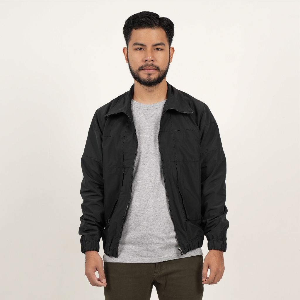 Jual DxL | Anglo Engineer Jacket Black | Jaket Nylon Casual Sleting ...