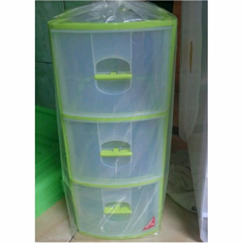 Jual Laci Mini Container Susun 3 Shinpo 344 L3 Box Container CD ...