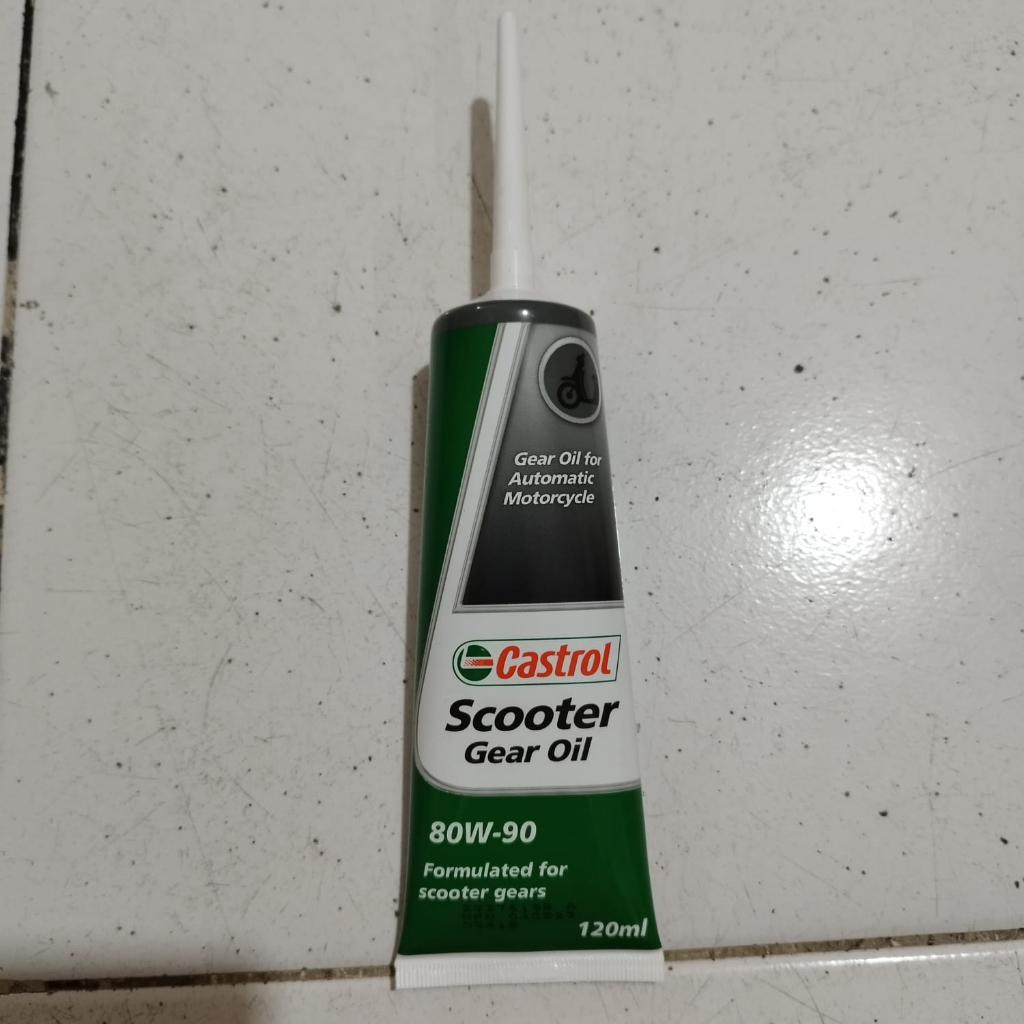 Jual Oli Gardan Castrol Scooter Gear Oil 80w90 120ml Shopee Indonesia