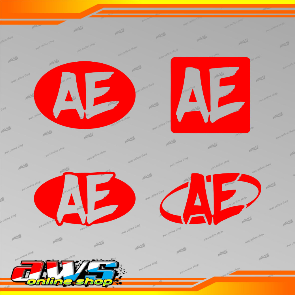 Jual Sticker Cutting Pesanan AE | Shopee Indonesia