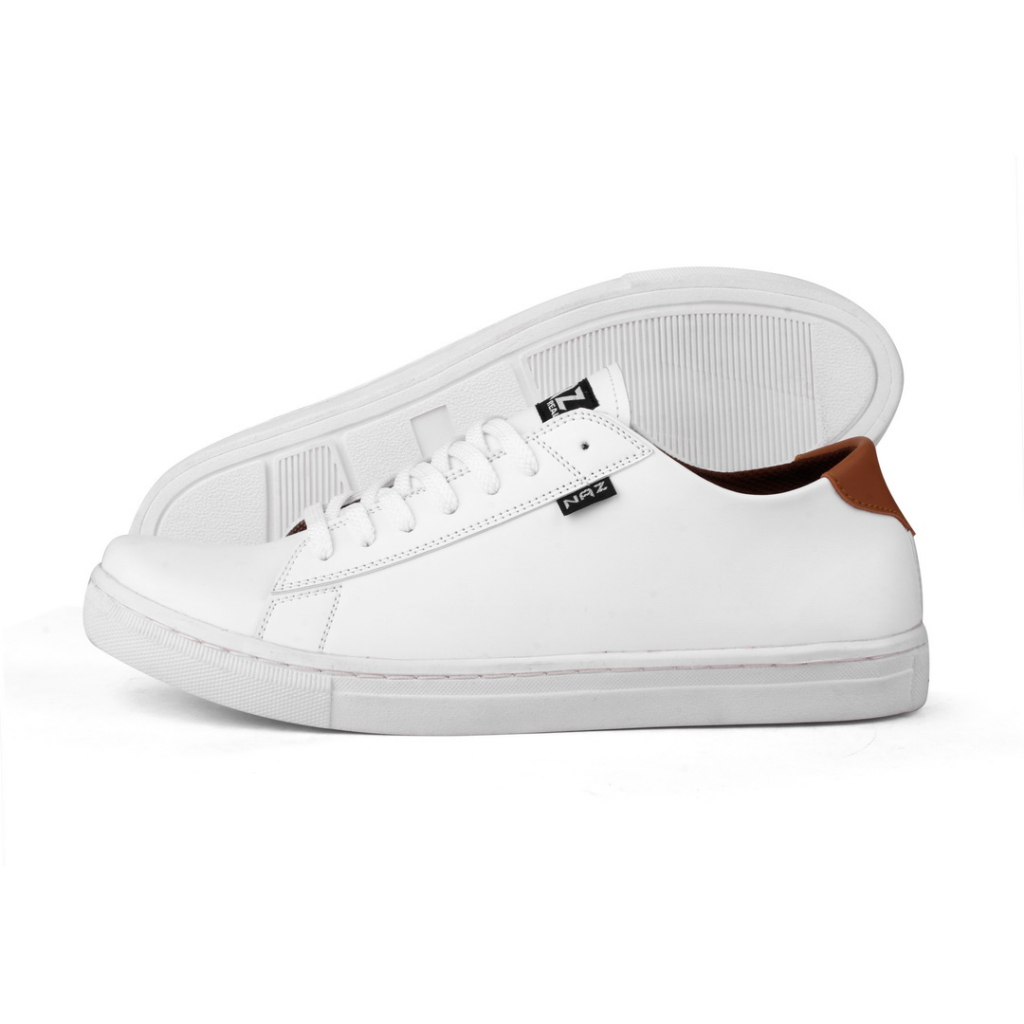 Jual Kane White Sepatu Sneakers Pria Putih Casual Shoes Distro