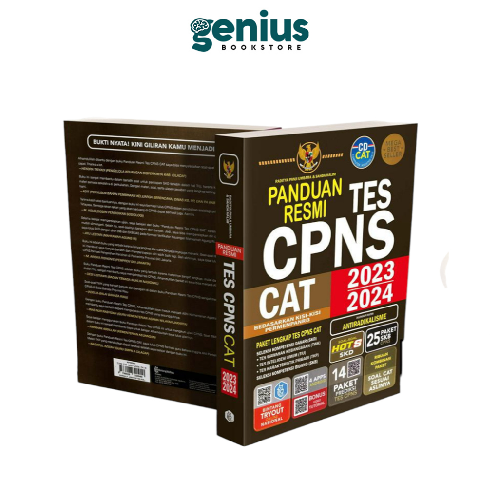 Jual Panduan Resmi Tes CPNS CAT 2023 - 2024 Best Seller Raditya Panji ...