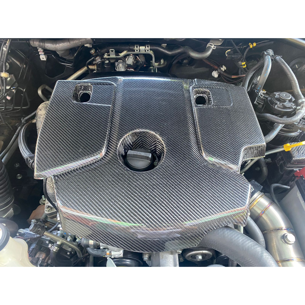 Jual Engine Cover Tutup Mesin Carbon Innova Fortuner VRZ Hilux 1GD 2GD ...