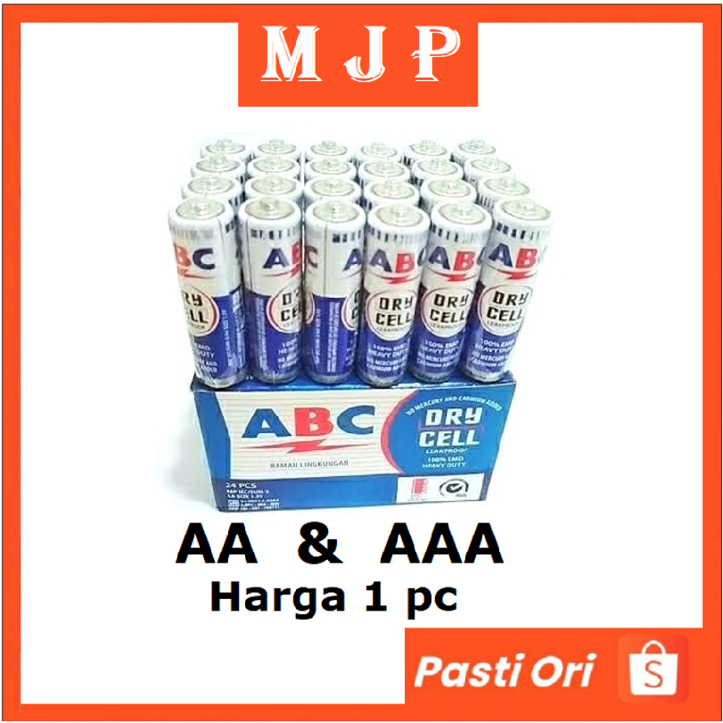 Jual Baterai Abc Biru Aa Aaa By Mjp Mart Shopee Indonesia