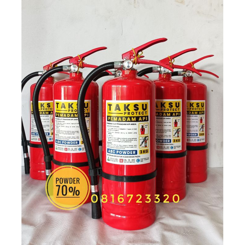 Jual APAR 3KG POWDER / ALAT PEMADAM API/ FIRE EXTINGUISHER | Shopee ...