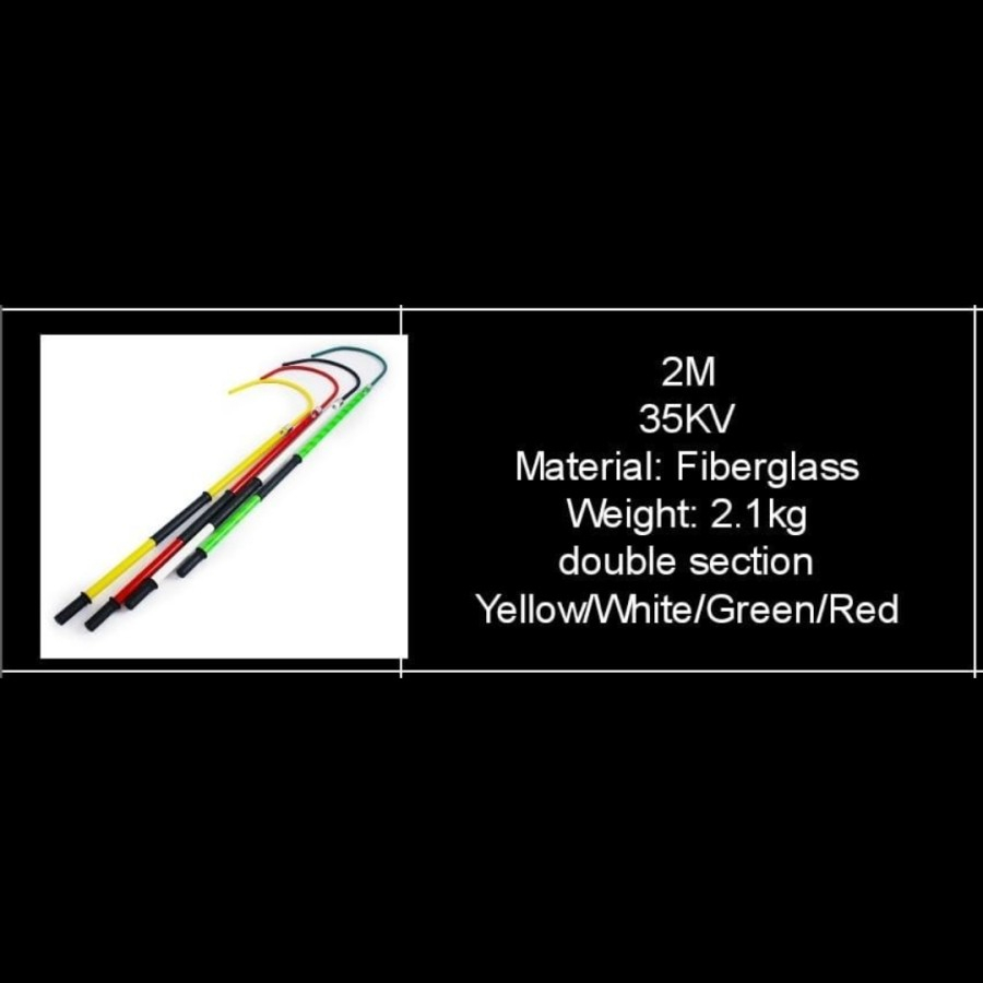 Jual Insulated Rescue Hook 35 KV - 35kV High Voltage Fiberglass ...