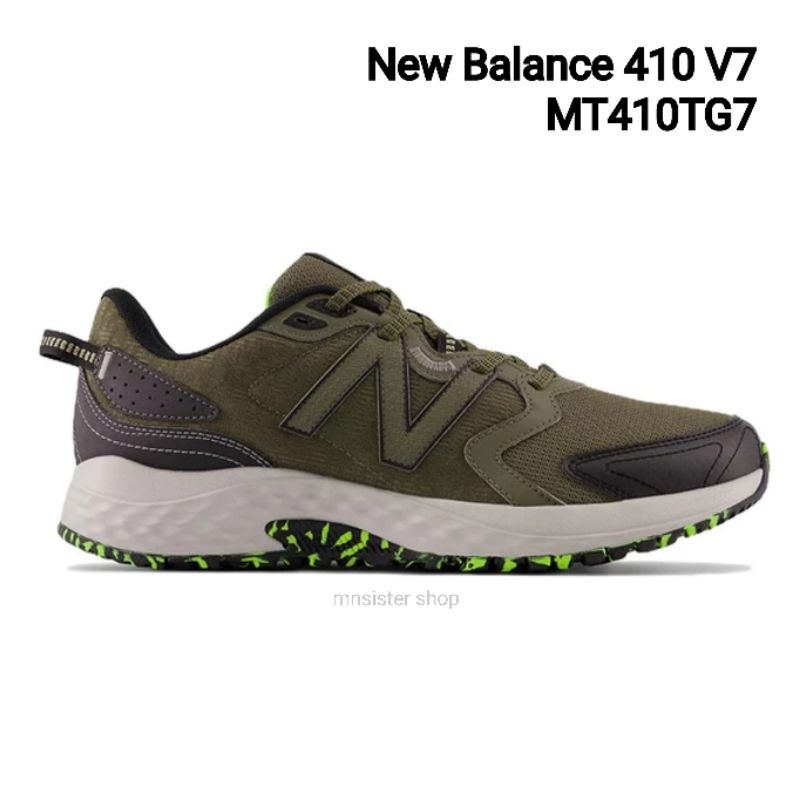 Jual New Balance 410 v7 Green Army MT410TG7 Trail Run For Men Original BNIB Ori Asli Shopee Indonesia