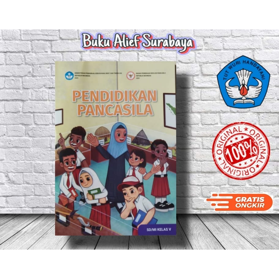 Jual Buku Paket Siswa PENDIDIKAN PANCASILA PPKN SD/MI Kelas 5 Kurikulum ...