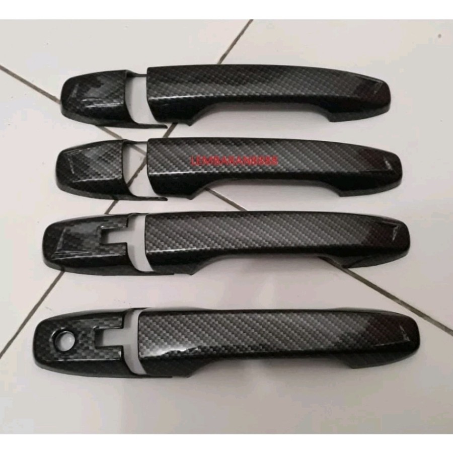 Jual Cover Handle Pintu Carbon Mobil Toyota All New Yaris Cross Shopee Indonesia