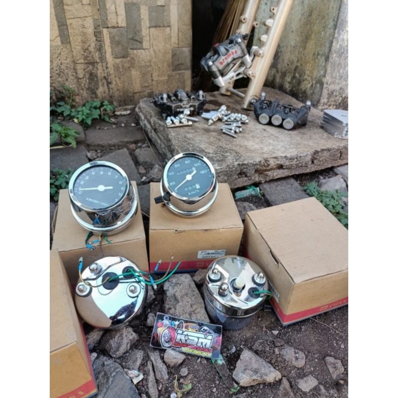 Jual SPEEDOMETER DAN RPM BULAT(TOSA)TAKO SPEEDOMETER BULAT CUSTOM ...