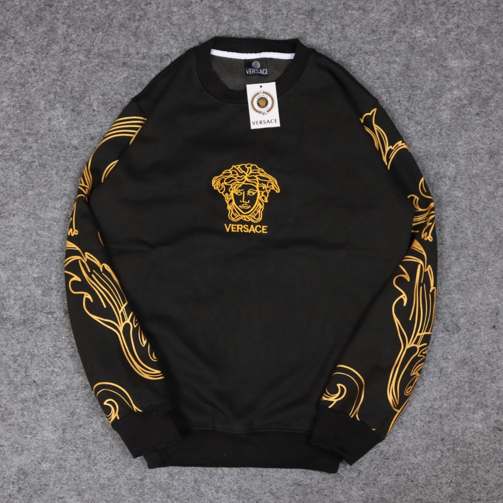 Jual Hoodie Crewneck Versace Unisex Full Tag Label logo Bordir - Main Image
