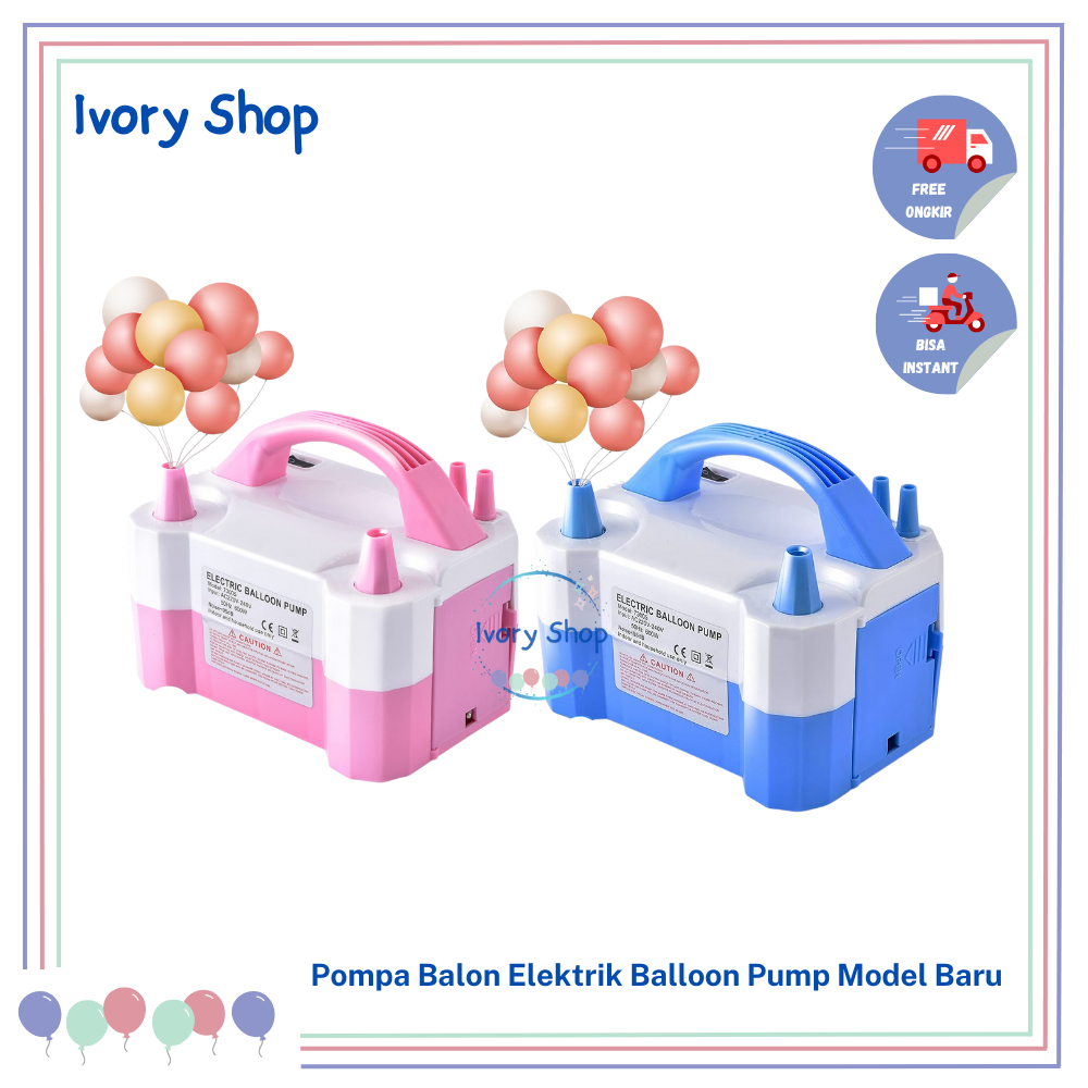 Jual New Model Pompa Balon Elektrik Listrik Electric Balloon Pump Shopee Indonesia