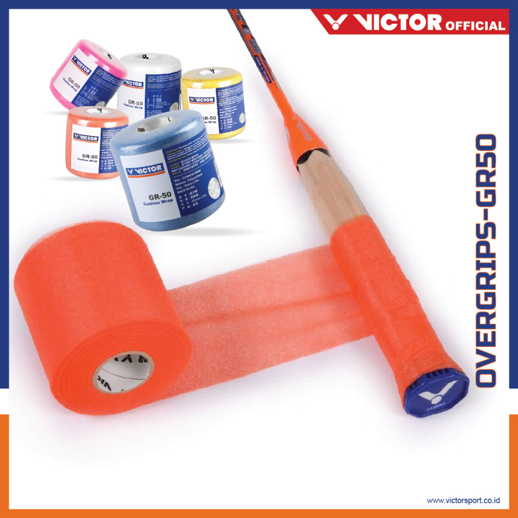 VICTOR Bande De Griffage Cushion Wrap Gr-50 Poignée Adulte Unisexe