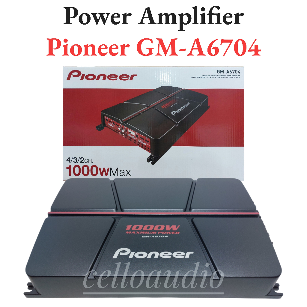 Jual Power Amplifier 4 Channel Pioneer GM-A6704 1000 Watt GM A6704 ...