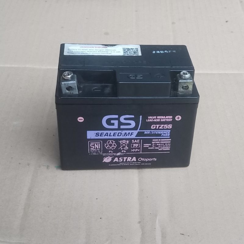 Jual AKI GS ASTRA OTOPARTS GTZ5S ORIGINAL | Shopee Indonesia