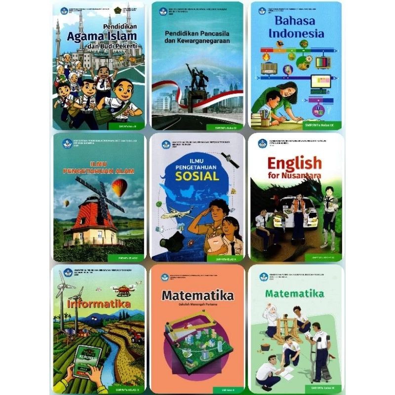 Jual Buku Paket Kurikulum Merdeka Kelas IX,9 SMP (Diknas) | Shopee ...