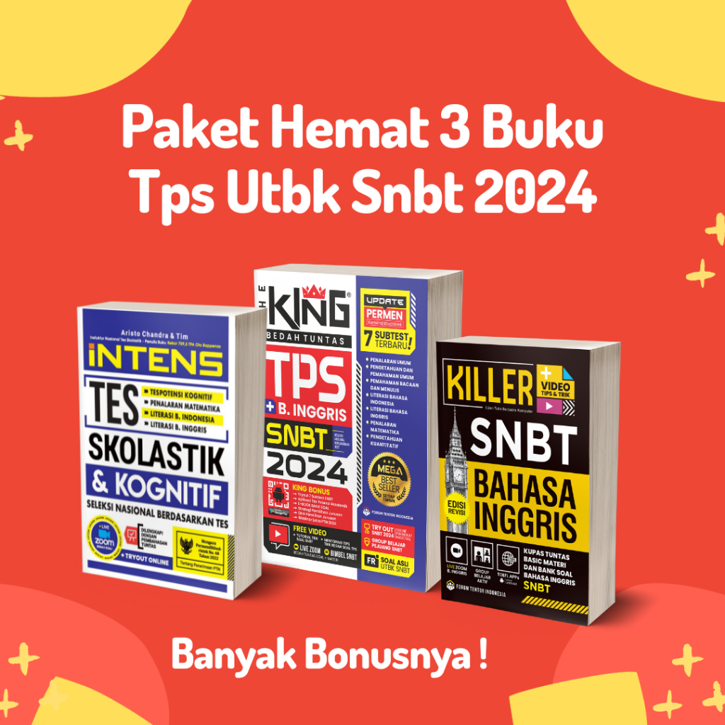 Jual Paket Murah 3 Buku Tps Snbt King Tps + Intens Skolastik + Killer ...