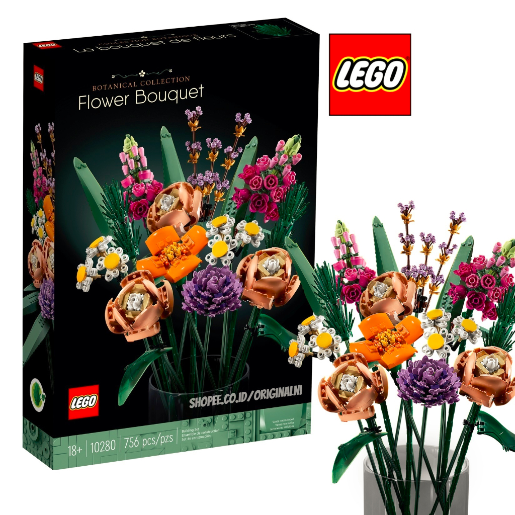 Jual LEGO Creator Expert 10280 Flower Bouquet (756 Buah) Mainan Susun