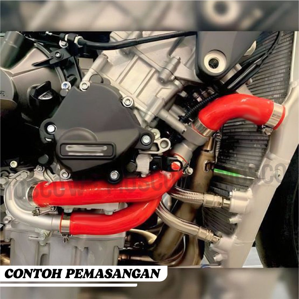 Jual SELANG RADIATOR ORIGINAL MOSCOW SPORT SET 3 pcs FREE KLEMAN R15V3 ...