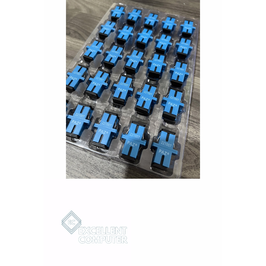 Jual Adapter / Barel Fiber optik SC UPC PAZ ORIGINAL 1 pack [isi 50 pcs ...