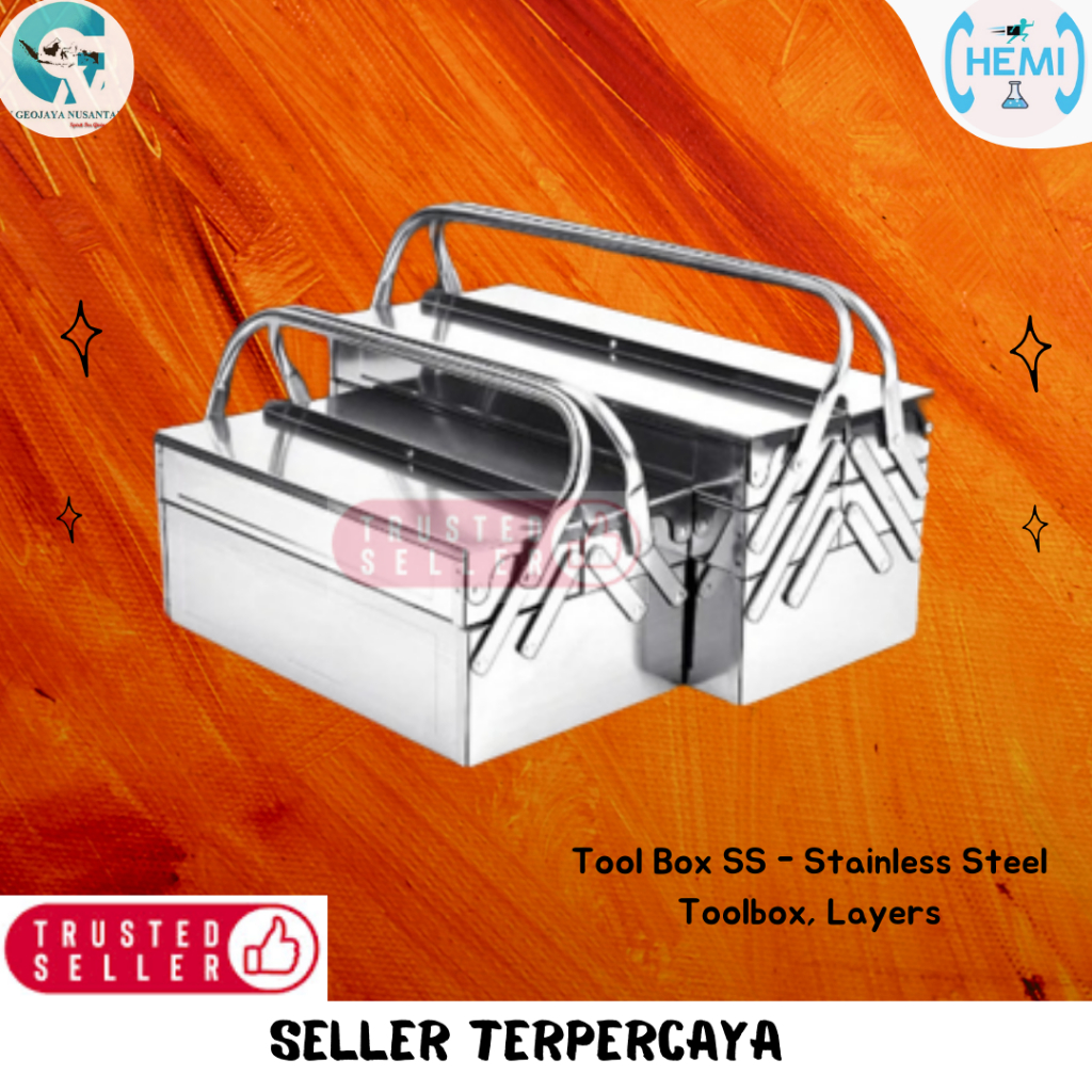 Jual Tool Box SS - Stainless Steel Toolbox Layers (ECO) | Shopee Indonesia