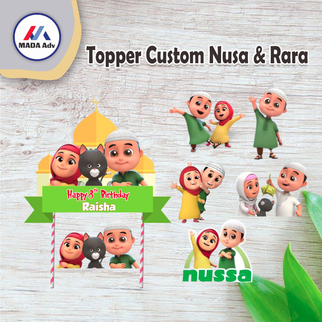 Jual Topper Cake Kue Nusa Rara/ Topper Cake Kue Murah/ Topper Cake Kue ...