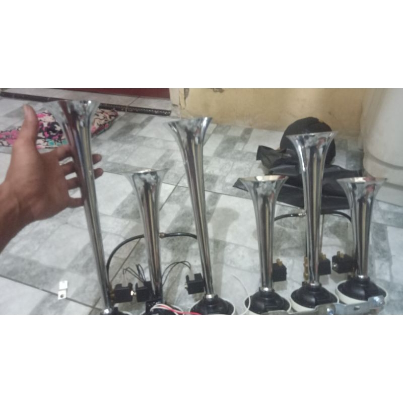Jual Klakson telolet 6 corong custom 12/24 volt | Shopee Indonesia