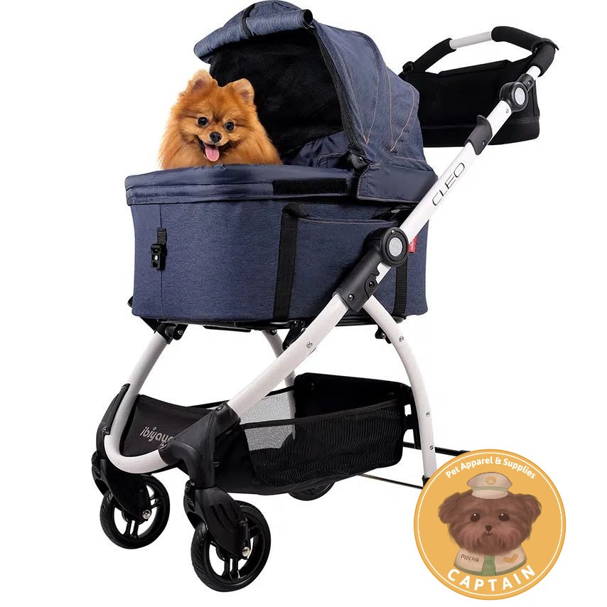 Jual IBIYAYA CLEO PET STROLLER TROLI LIPAT KERANJANG ANJING KUCING