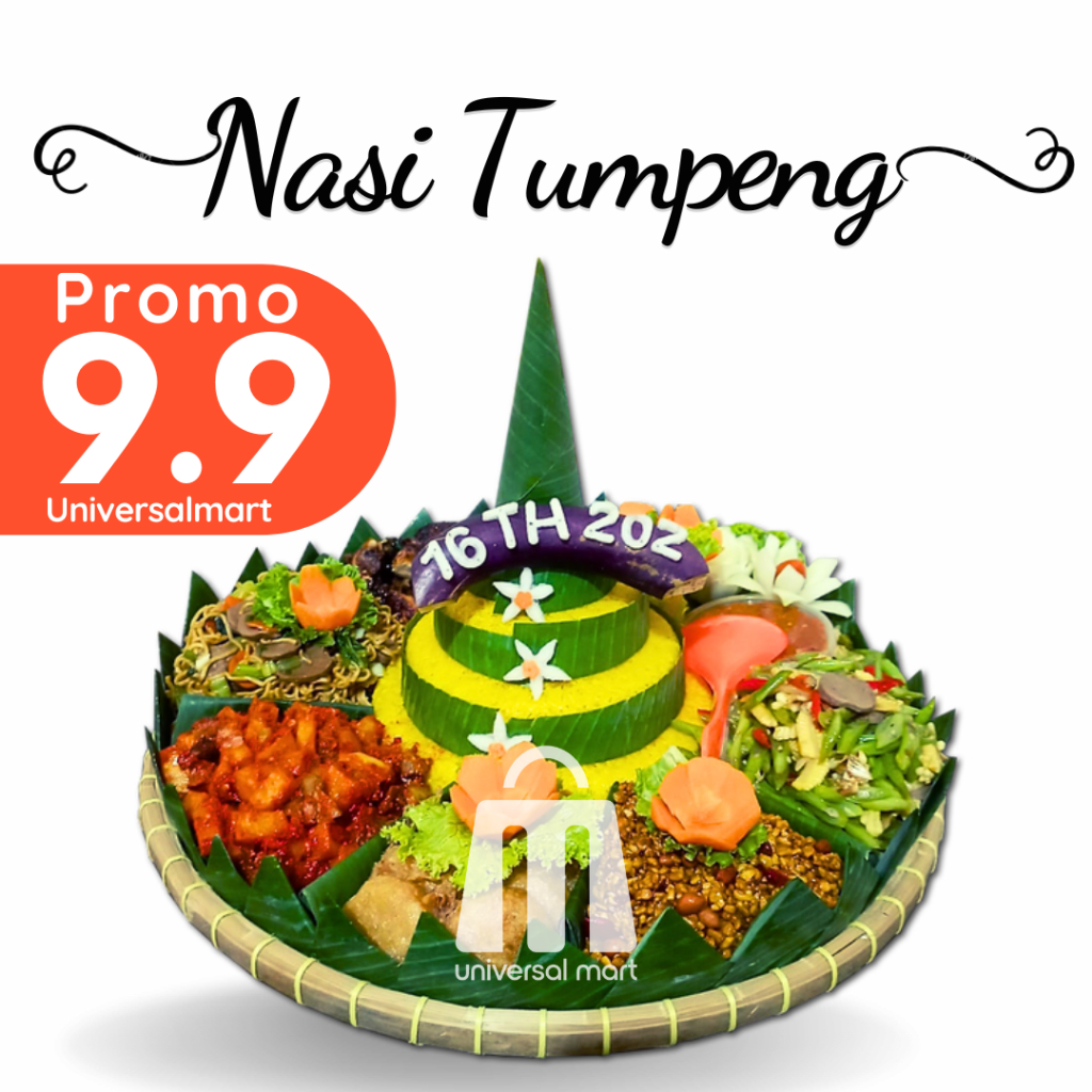 Jual Nasi Tumpeng Nasi Kuning Ukuran Porsi 10 Orang Shopee Indonesia