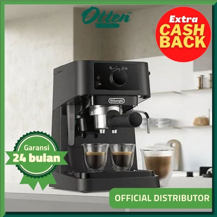 Jual DeLonghi Espresso Machine Stilosa EC230.BK Black Mesin Kopi