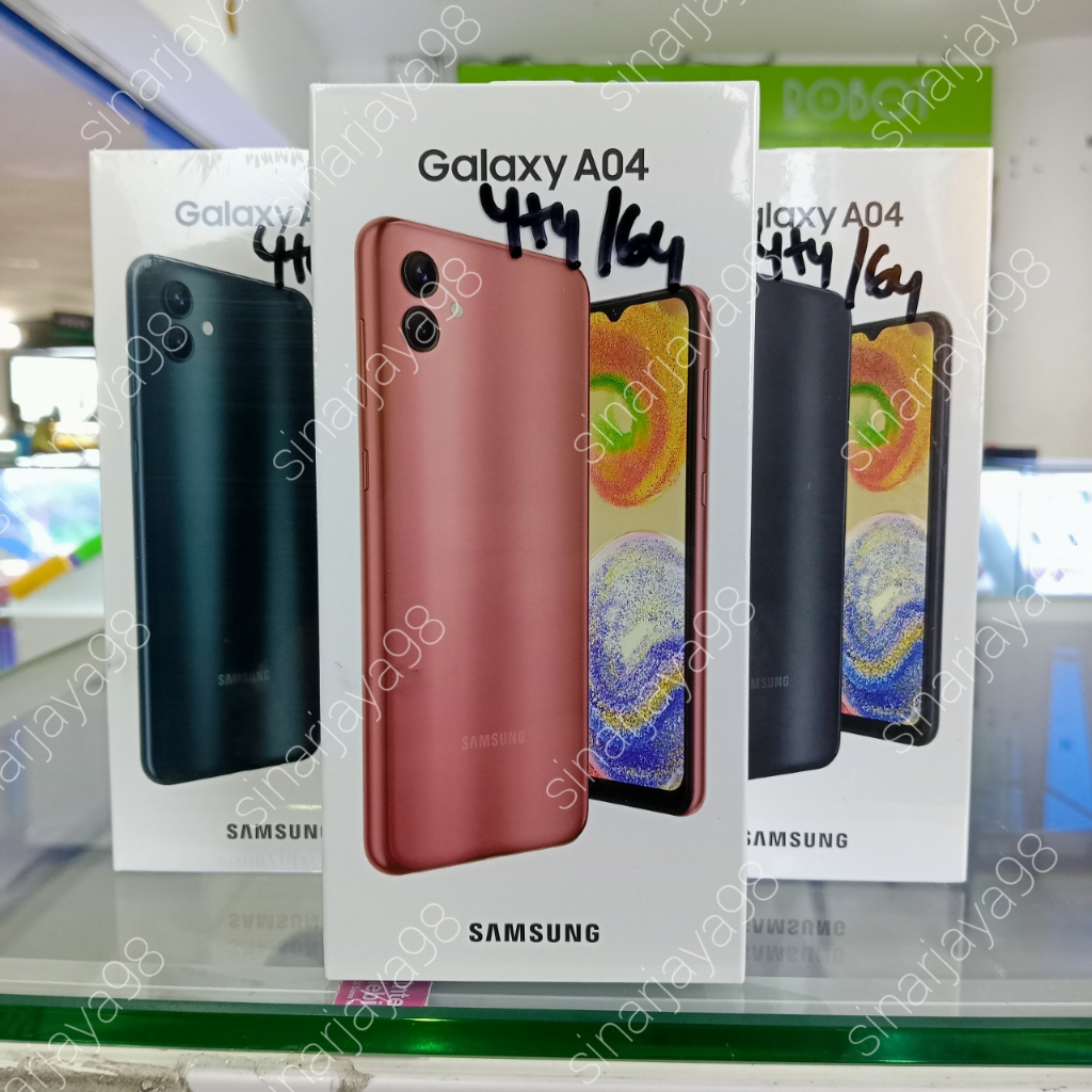 Jual SAMSUNG GALAXY A04 4/64 - GARANSI RESMI SAMSUNG 1 TAHUN - NO ...