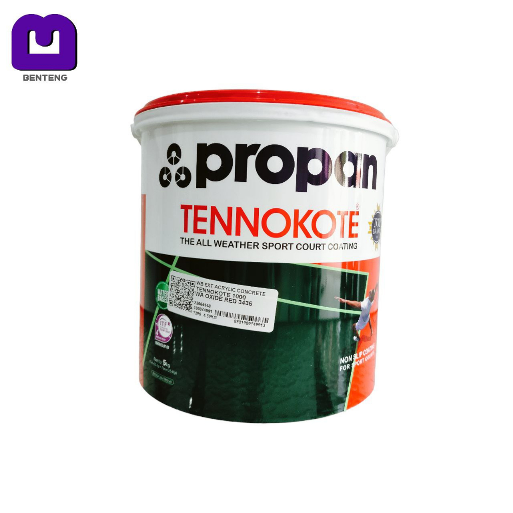 Jual Propan Tennokote Cat Lapangan Cat Lantai Beton Warna Standar 45kg Shopee Indonesia 2479