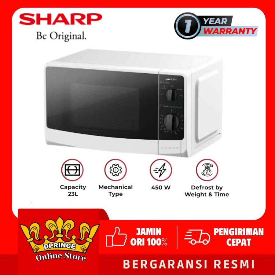 Jual SHARP Microwave R220MAWH / R220MA-WH - Kapasitas 20 Liter | Shopee ...