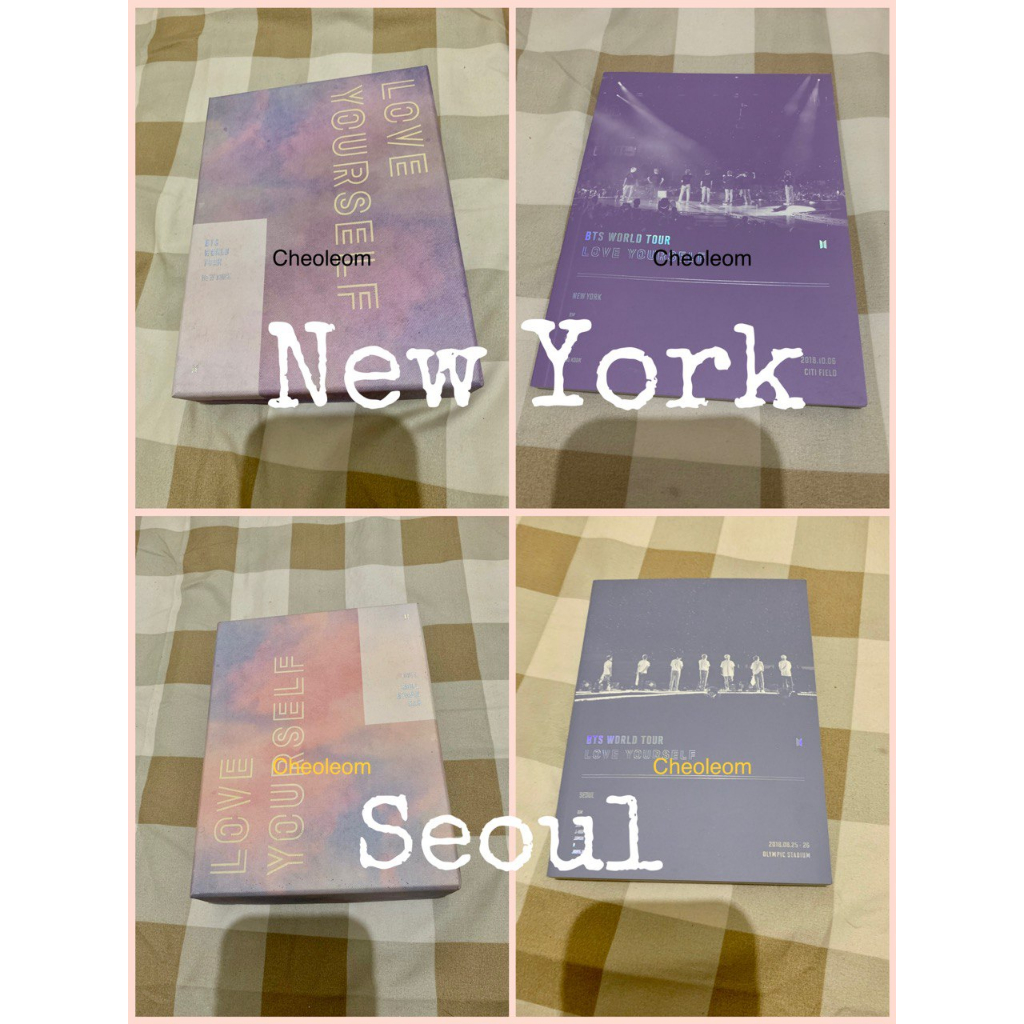BTS LOVEYOURSELF SEOUL NEW YORK EUROPE