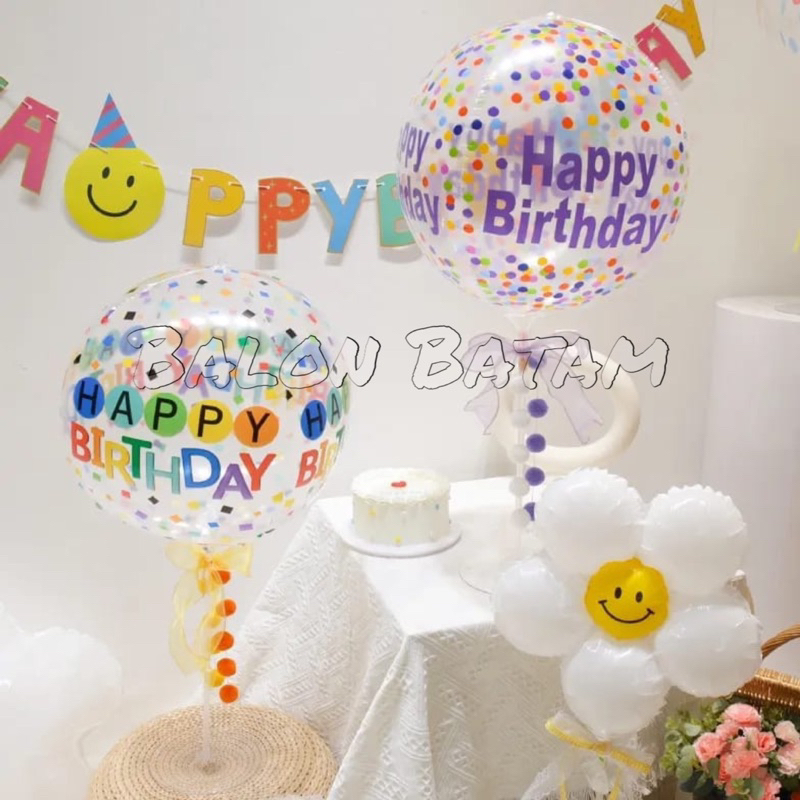 Jual Balon Foil 4D Happy Birthday 22inch | Shopee Indonesia