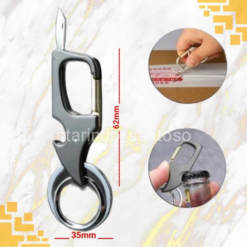 Jual KEYCHAIN gantungan kunci besi kulit cantol pinggang motor mobil ...