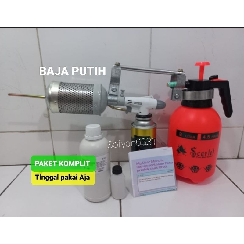 Jual mesin mini foging asap nyamuk serangga Komplit kapasitas 2liter ...